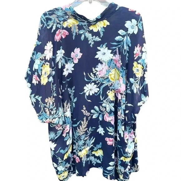 LOFT Floral Kimono Cover Up - Picture 4 of 6